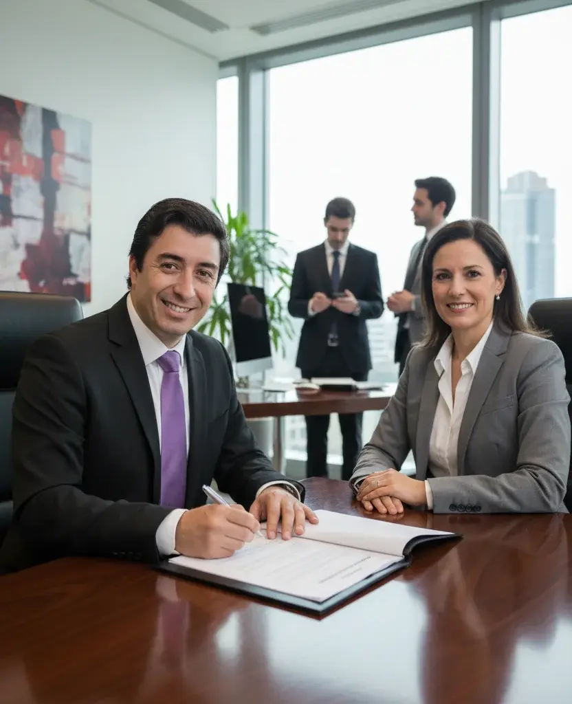 Profesionales revisando integración de sistemas y automatización con IA